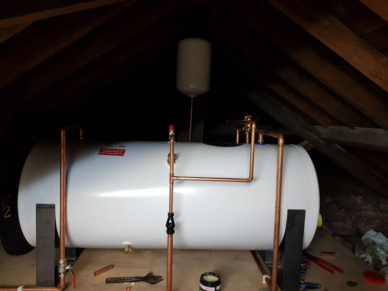 System Boiler With Cylinder and UFH Manifolds-slide2